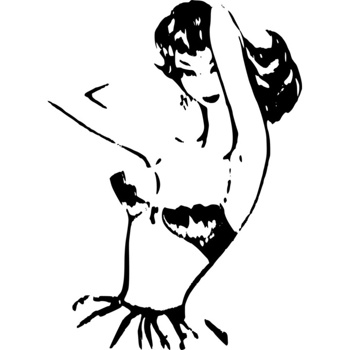 Sticker Auto, Femeie, 30 cm, 12274ST