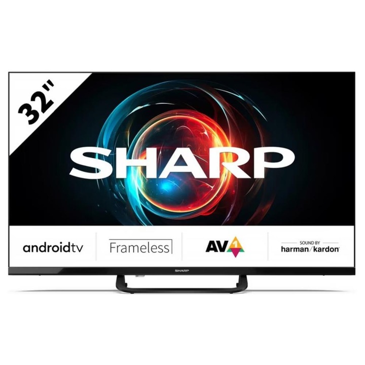 Televizor, Sharp, 32FH8E, LED, Android, 32 inchi, FULL HD, 1920 x 1080, HARMAN/KARDON, Dolby Digital, Asistent Google