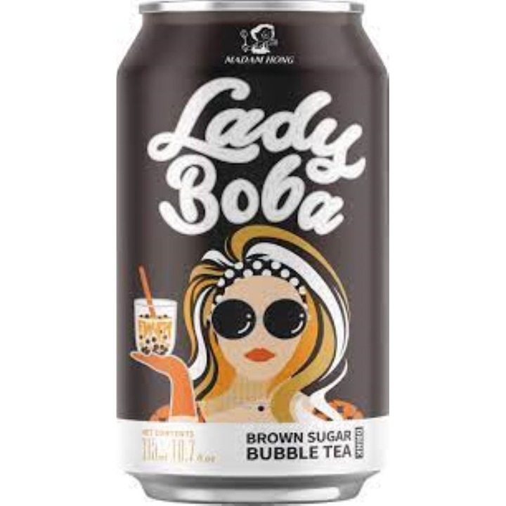 Bubble Tea, Lady Boba, Brown Sugar, 315ml
