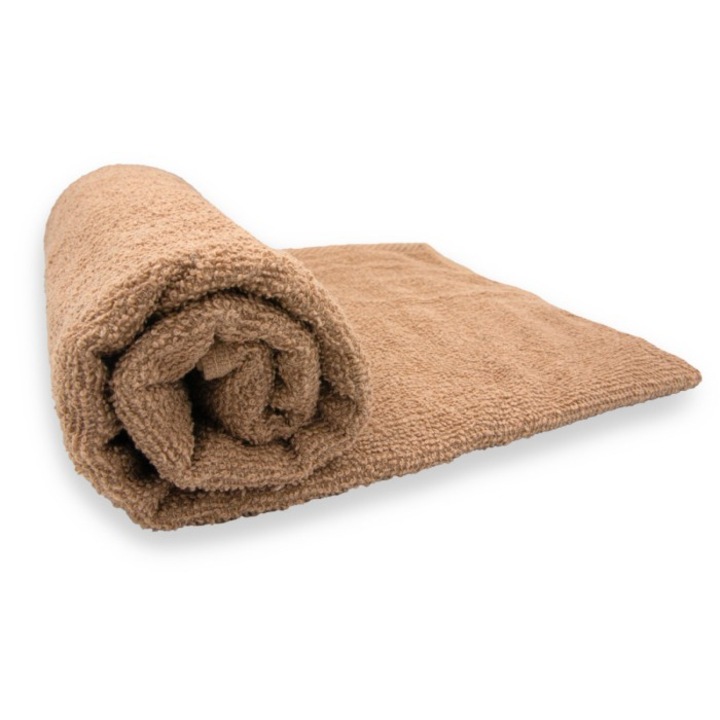 Висококачествена памучна кърпа Cormo, 400 Gr/Mp, 70 X 140 Cm, кафяв цвят