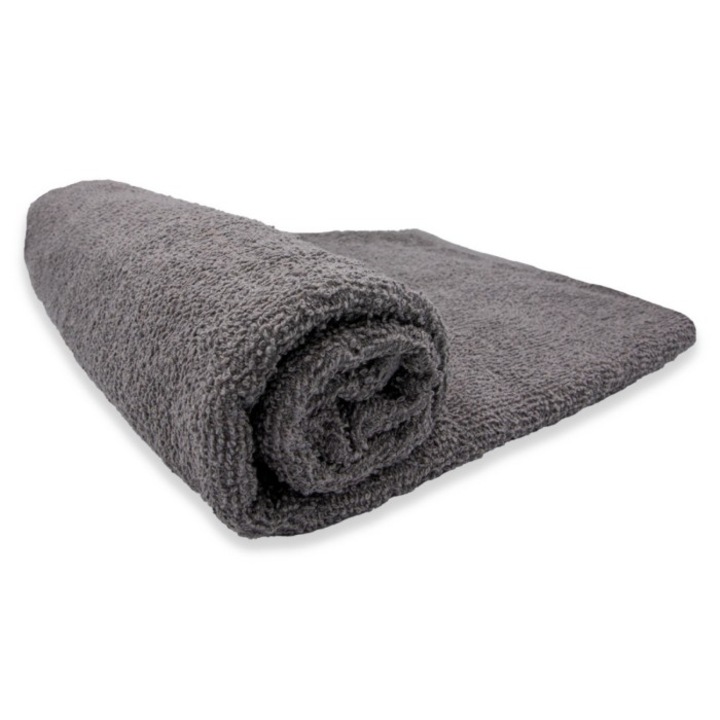 Висококачествена памучна кърпа Texel, 500 Gr/Mp, 50 X 100 cm, светло сив цвят