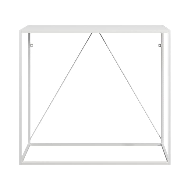 Masa consola, en.casa, PXSL-0253 Austevoll, 90 x 30 x 80 cm, otel, alb