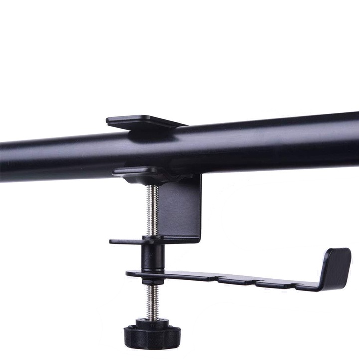 360 fokban elforgatható PadForce fém tartó fejhallgatókhoz, állítható asztali büszkeségek