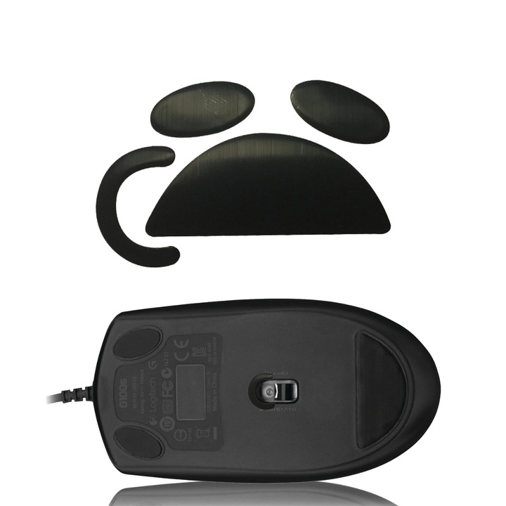 Talpa autoadeziva de schimb pentru Mouse Logitech G90, G100s, glisare lina, mouse feet, picioruse de schimb, Gaming, Office