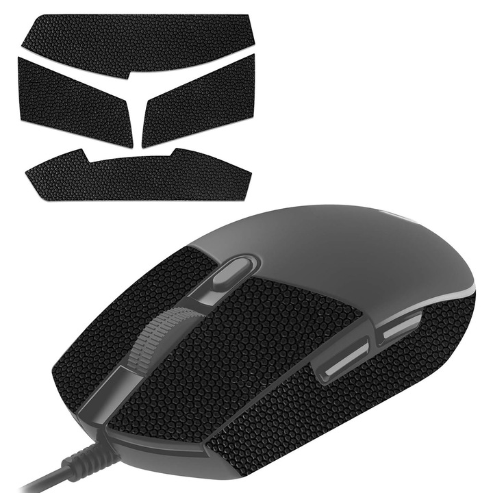 Sticker decorativ PadForce de protectie pentru Mouse Logitech G102, G304, G Pro Wireless, Antiderapant, Gaming, Office