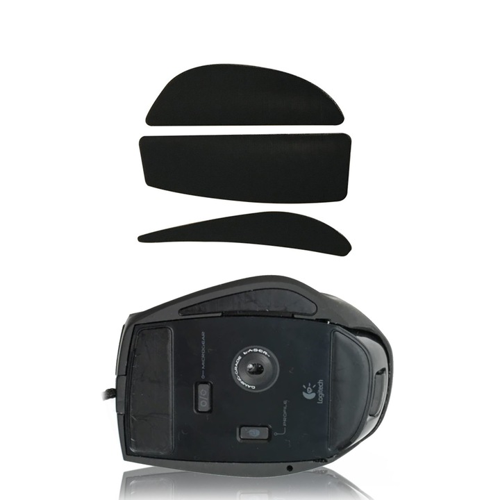 Talpa autoadeziva de schimb pentru Mouse Logitech G9, G9x, glisare lina, mouse feet, picioruse de schimb, Gaming, Office