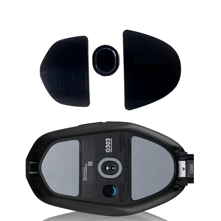 Talpa autoadeziva de schimb pentru Mouse Logitech G303 Shroud, glisare lina, mouse feet, picioruse de schimb, Gaming, Office