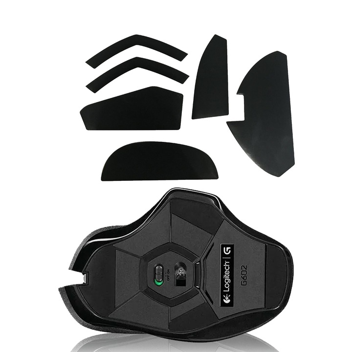 Самозалепваща се подложка за смяна за мишка Logitech G602, за плавно плъзгане, крачета за мишка, picioruse de schimb, за игри, офис