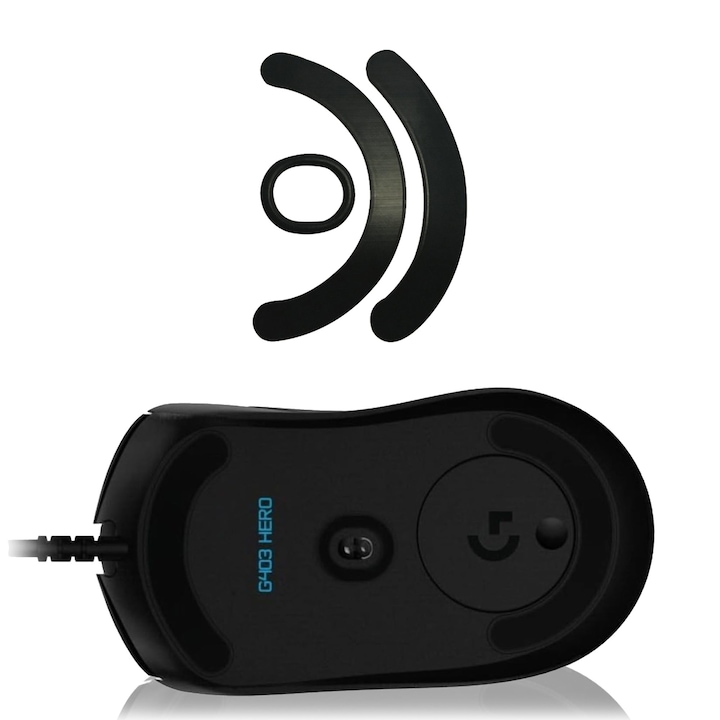 Öntapadós csere egérlábak Logitech G403, G603, G703, sima csúszás, egérlábak, csere egérlábak, Gaming, Office