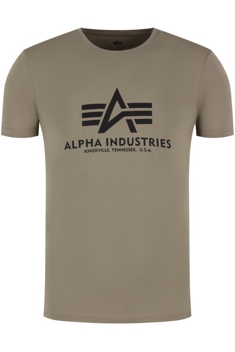 Férfi póló, Alpha Industries, 206831750, pamut, Fekete