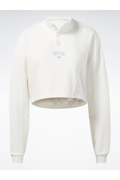 Bluza dama, Reebok, 301508878, Bumbac, Alb