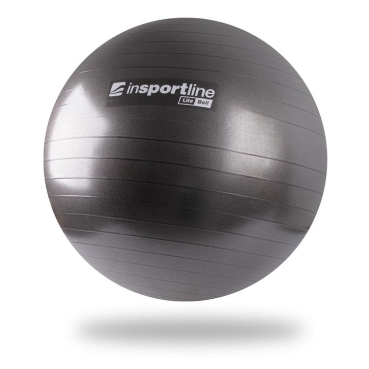 Minge Gimnastica inSPORTline Lite Ball 65 cm, Negru