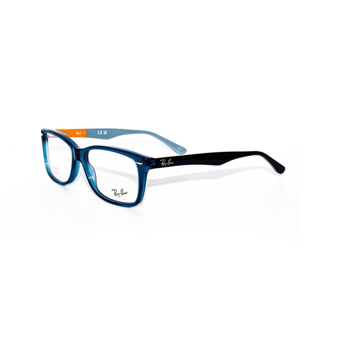 Унисекс рамки за очила Ray-Ban RX5228 5547, правоъгълни, сини, пластмаса, 55 мм, 17 мм, 140 мм