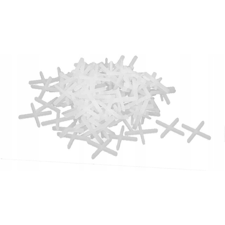 Distantiere, Tip Cruce, 1,5Mm, 500 Buc, Plastic, Alb