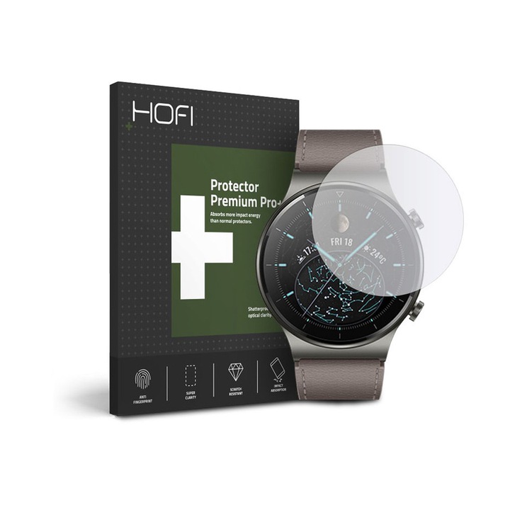 Стъклен протектор HOFI Glass Pro+ - Huawei Watch GT 2 Pro - прозрачен
