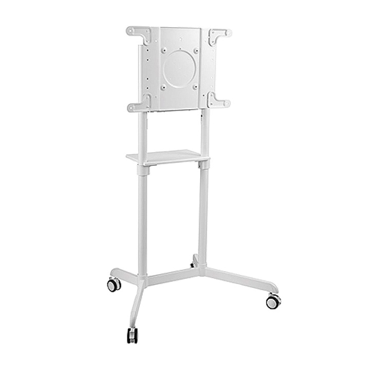 Blackmount TROT700 въртяща се мобилна стойка за интерактивни дисплеи, 37-70", 70 Kg, бяла