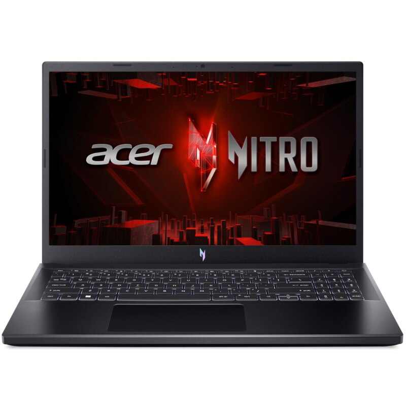 Laptop Acer Gaming 15.6'' Nitro V 15 ANV15-51, FHD IPS 165Hz, Procesor Intel® Core™ i5-13420H (12M Cache, up to 4.60 GHz), 16GB DDR5, 512GB SSD, GeForce RTX 4050 6GB, No OS, Obsidian Black