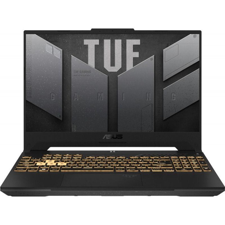 Laptop Gaming ASUS TUF F15 FX507ZC4 Procesor Intel® Core™ i5-12500H 18M Cache, up to 4.50 GHz 15.6" FHD 144Hz, 16GB, 1TB SSD, nVidia GeForce RTX 3050 @4GB, Negru/Gri