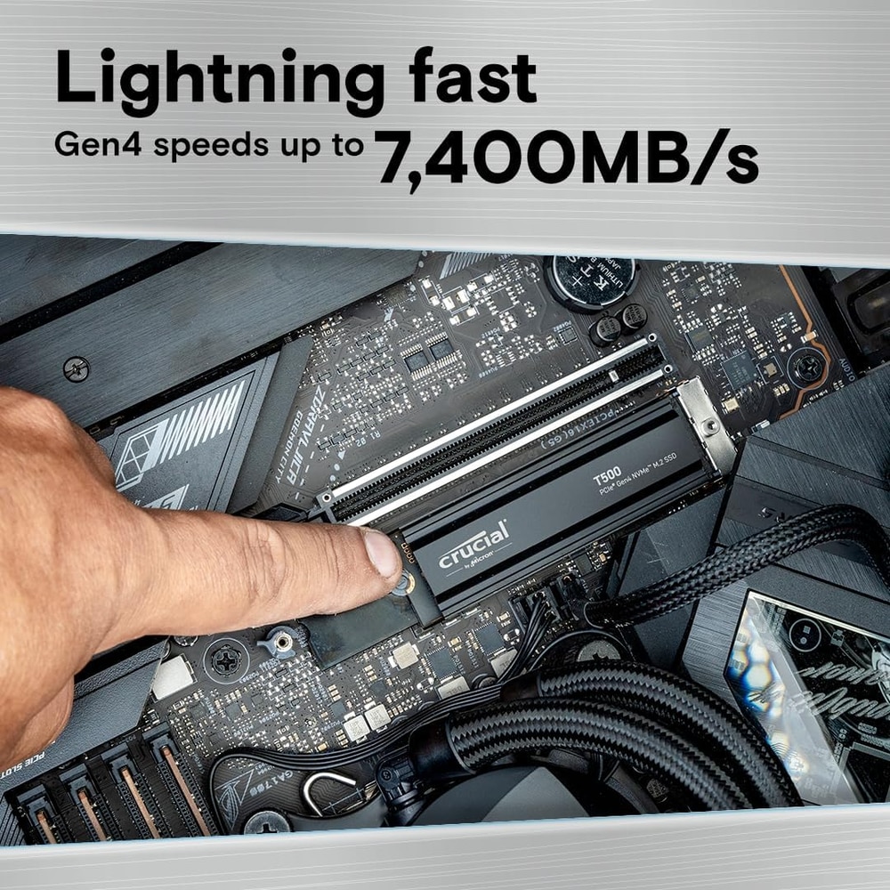 SSD T500, 2TB, M.2 2280, PCIe NVMe 4.0 cu Heatsink - eMAG.ro