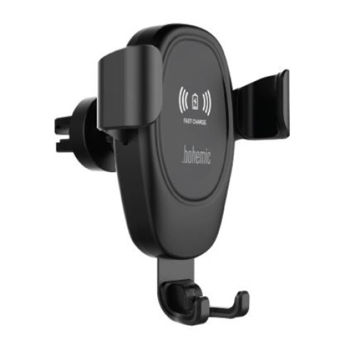 Univerzális autós vezeték nélküli töltés támogatása cw10 fekete