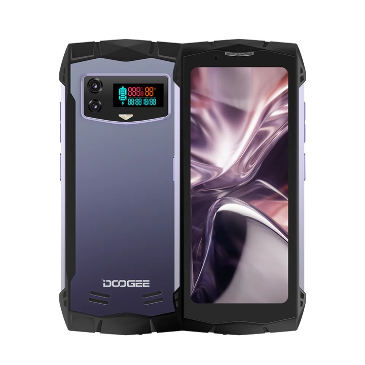 Смартфон Doogee S Mini, IP69, Mil-std-810g, 50MP + 8МР +2MP камера, 3000mAh, 4.5 inch, 8GB +7GB RAM, 256GB, Android 13, Черен