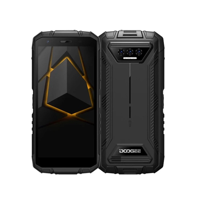Смартфон Doogee S41 MAX, IP68, 69 Mil-std-810g, 8MP + 13МР камера, 6300mAh, 5.5inch, 8GB RAM, 256GB ROM, Android 13, Черен