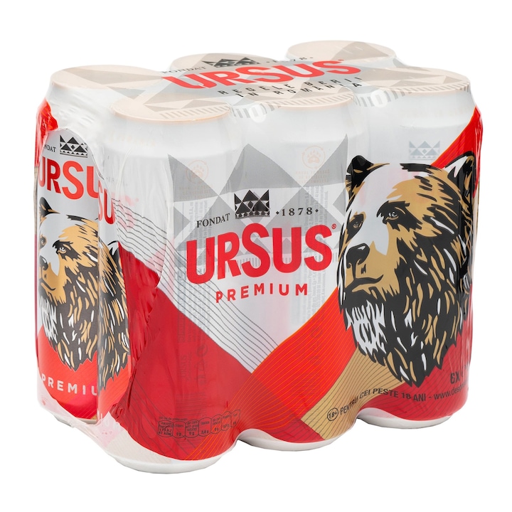 Bere blonda la doza, Ursus, 0.5 l x 6
