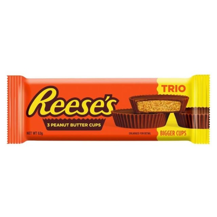 Reeses Trio 3 Peanut Butter Cups, USA, 63g