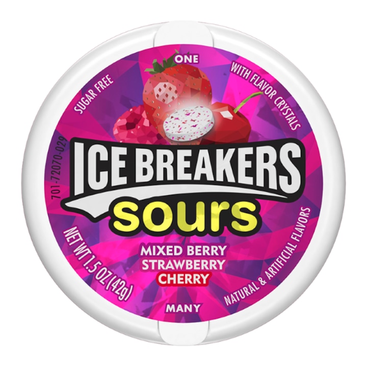 Ice Breakers, Sour, USA, 42g