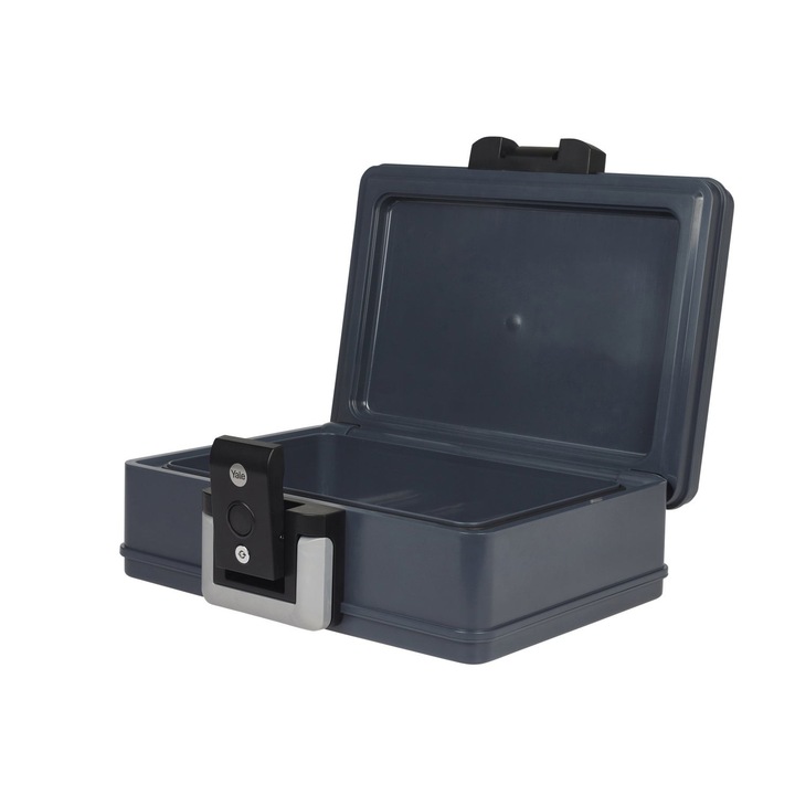 Caseta medie, rezistenta la foc si apa, Yale, Gri