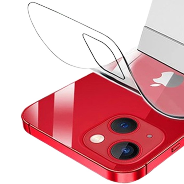 Folie Spate din Hydrogel, Compatibila cu iPhone 13 Mini, Pelicula transparenta