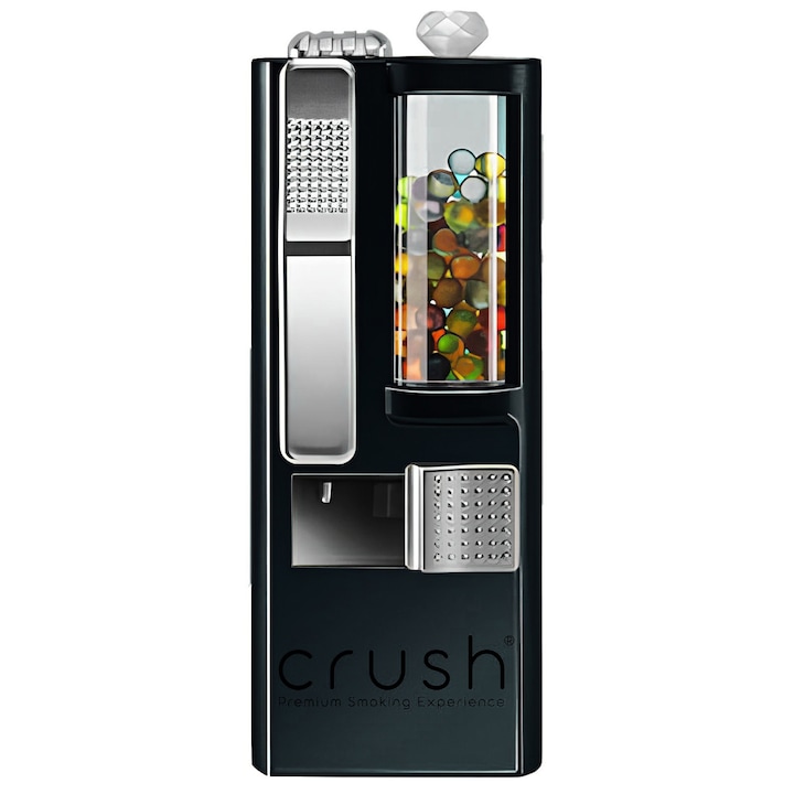 Injector Capsule Aromatizante CRUSH® pentru tigari mentolate, Capsule Mixed Incluse 100 buc, Negru