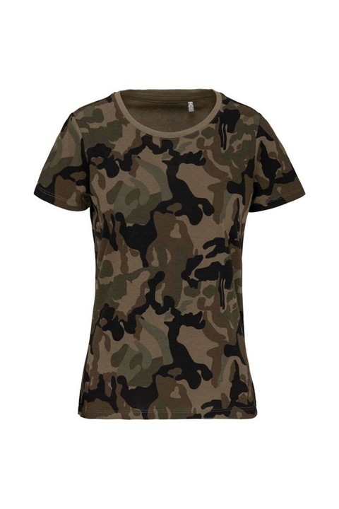 Tricou pentru femei, camuflaj - KA3031, Camuflaj