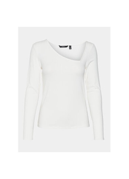 Bluza dama, Vero Moda, 303614416, Viscoza, Alb, Alb