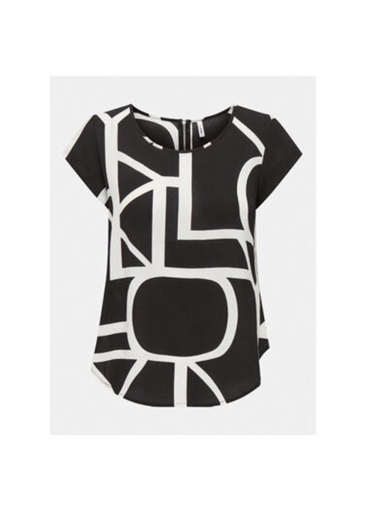 Bluza dama, ONLY, 303601966, Poliester, Negru, Negru