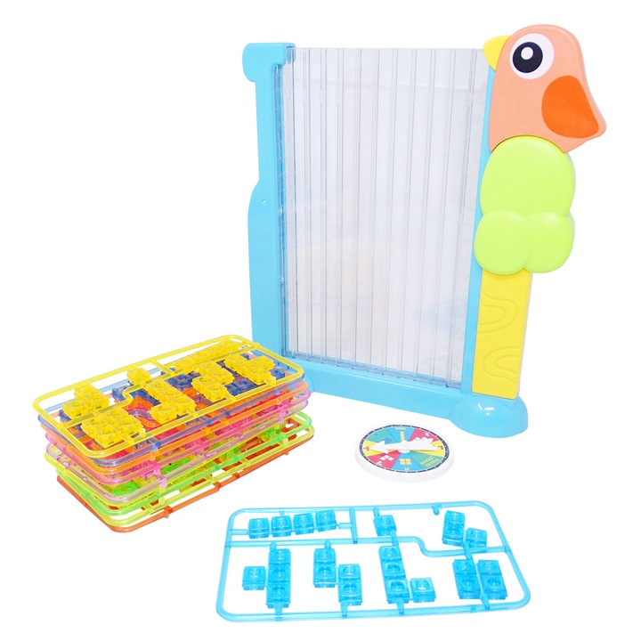 Joc de inteligenta Tetris puzzle pentru copii, Albastru, SALAMANDRA KIDS®