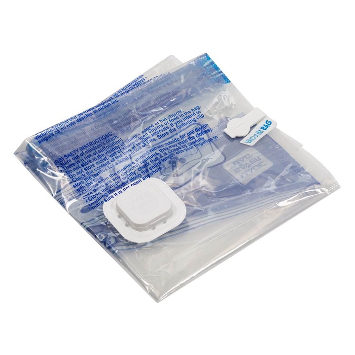 Set 3 saci de depozitare cu vidare Shopiens®, transparent, 40 x 60 cm