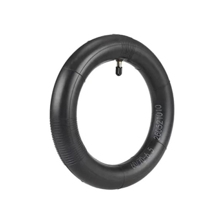 Вътрешна гума Smart Move It, Прав вентил, За електрическа тротинетка Ninebot Max G30, 60/70/6.5 (10х2.5), Черна