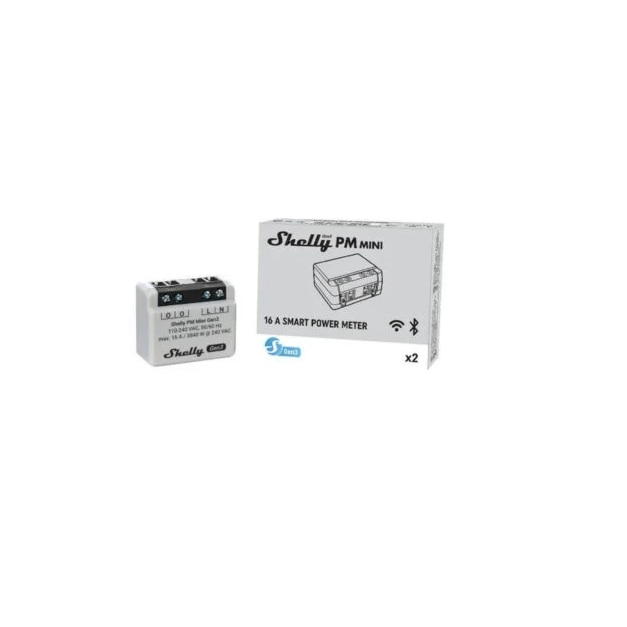 Controller Wi-Fi Shelly PM Mini Gen3, 16A, Gri - eMAG.ro
