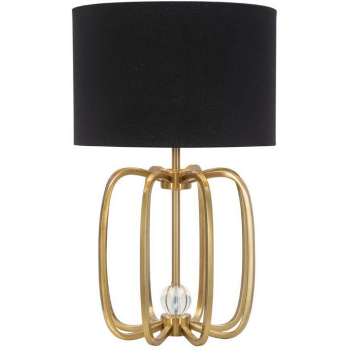 Veioza cu baza aurie, 38 cm