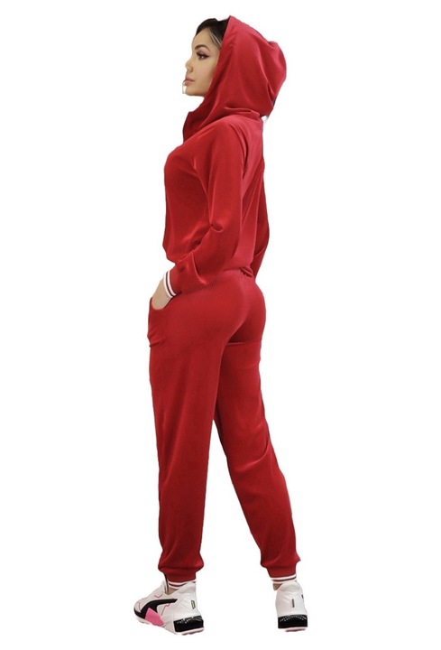 Trening dama, WildFashion, 227391, Poliester/Viscoza, Visiniu, L-XL INTL