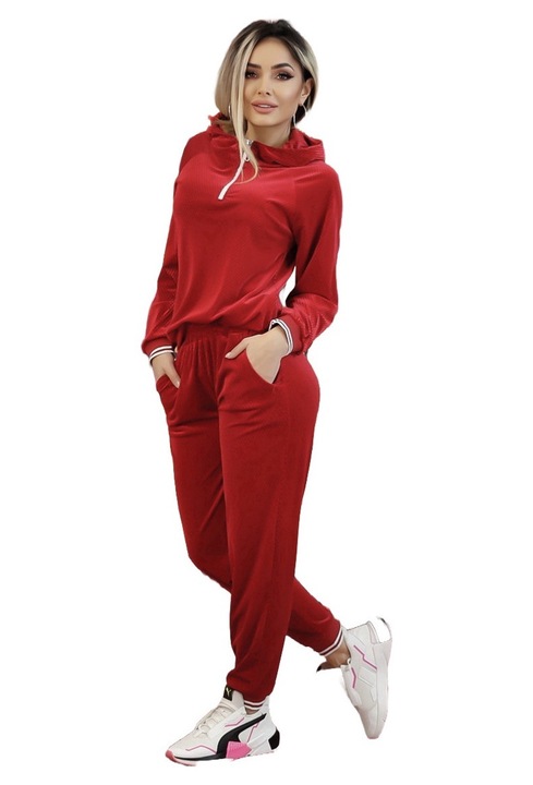 Trening dama, WildFashion, 227390, Poliester/Viscoza, Visiniu, L INTL