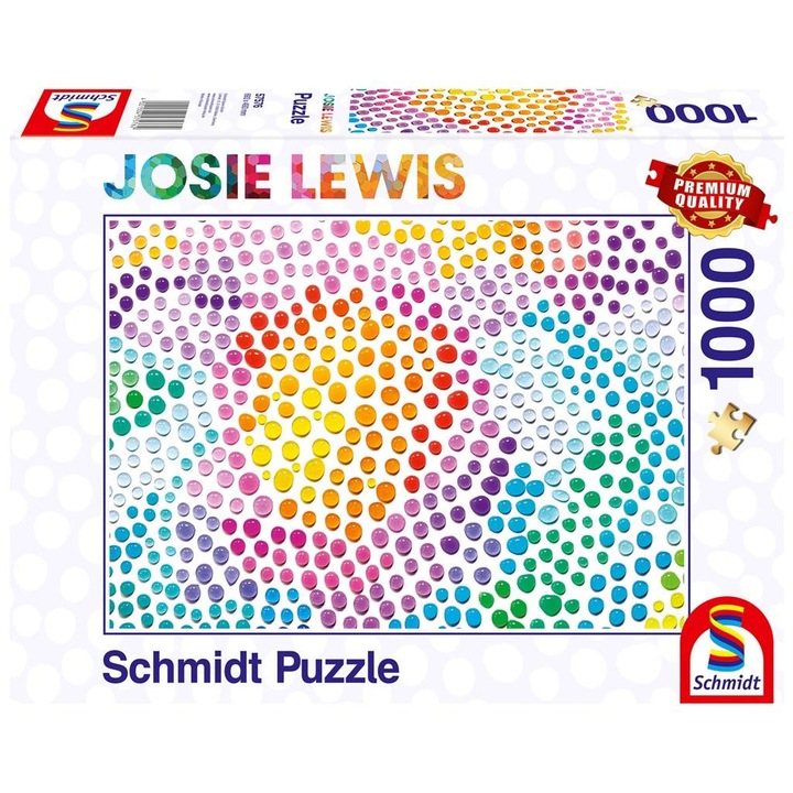 Schmidt 1000 db-os puzzle - Coloured soap bubbles, Josie Lewis (57576)
