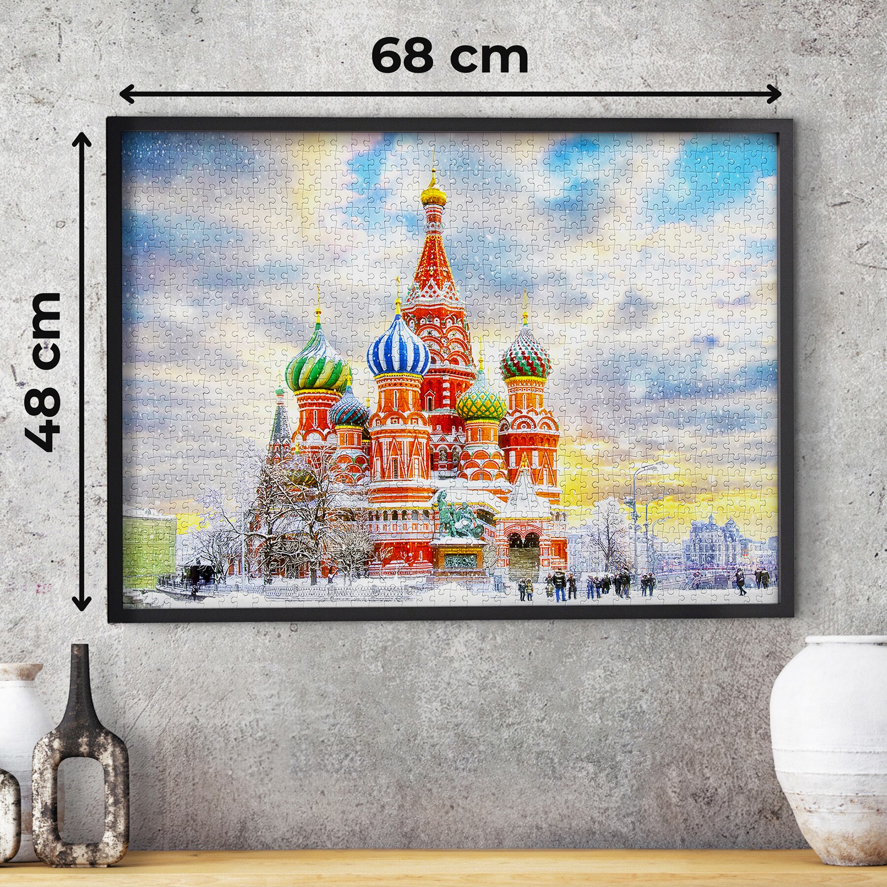 Puzzle 1000 piese Enjoy – Saint Basil's Cathedral, Moscow - eMAG.ro