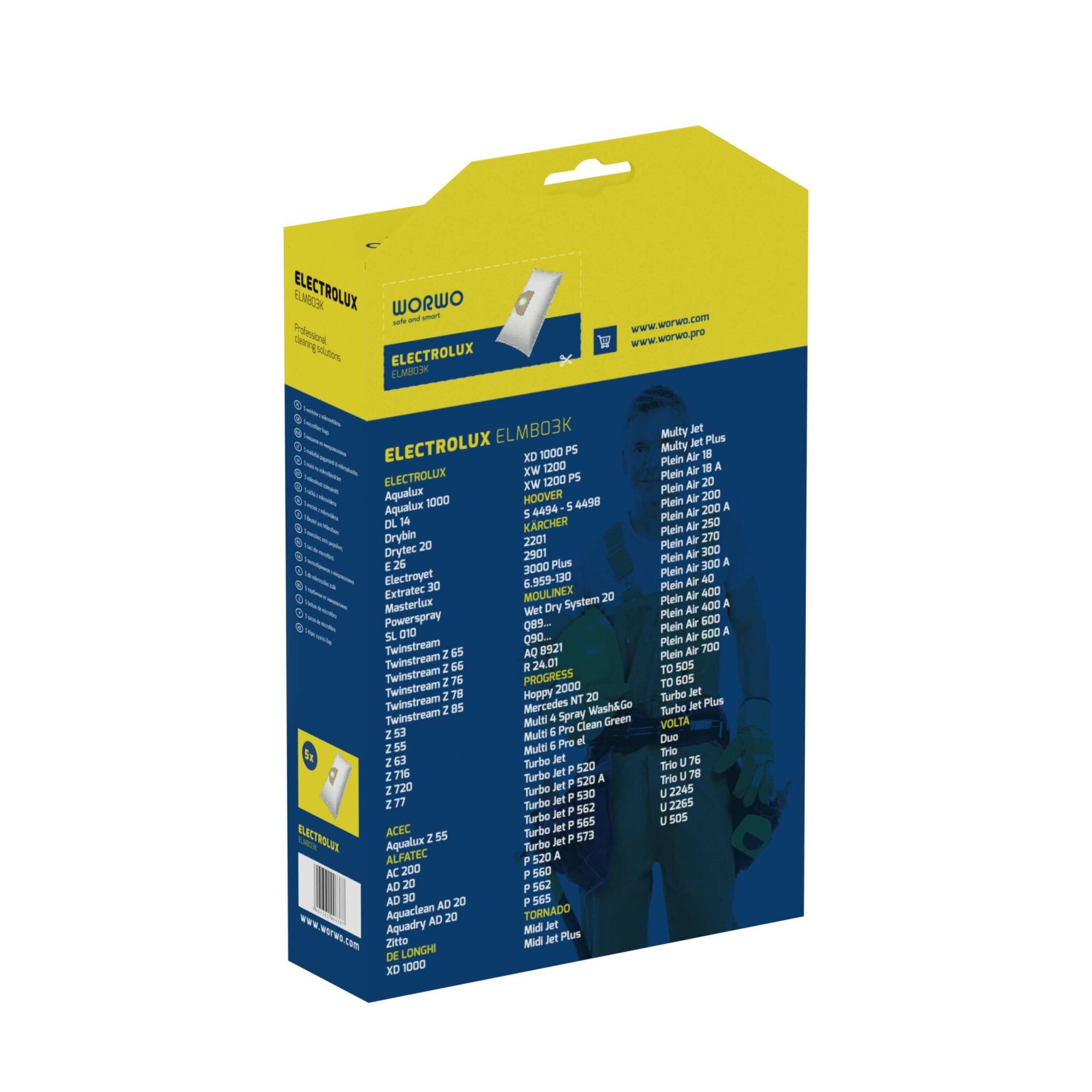 15 Pi&egrave;ces Sacs Aspirateur Pour Karcher 6.959-130.0 (WD 3, WD 3 P Et WD