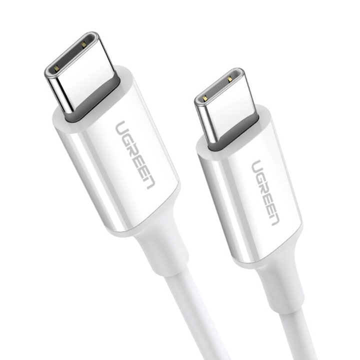 UGREEN US264 USB-C-USB-C kábel, 60W, 0,5 m, fehér