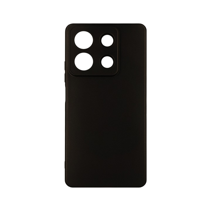Husa BestCase® 0.8MM Slim Silicon, Compatibila Cu Xiaomi Redmi Note 13 5G, Rezistenta la uzura, Protectie Camera, Negru
