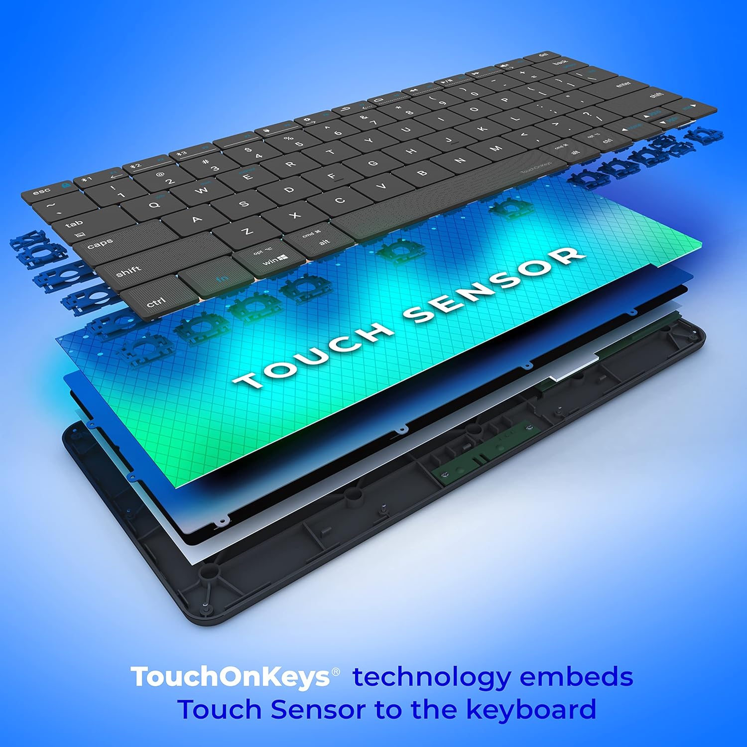 Tastatura, PSKEY2SGEN, Qwerty, Bluetooth, Touchpad, Numeric, Baterie ...