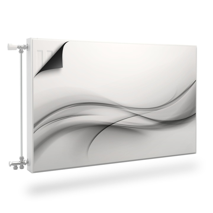 Magnet Muralo, decor radiator, valuri abstracte, exclusive 120 cm x 60 cm forme geometrice