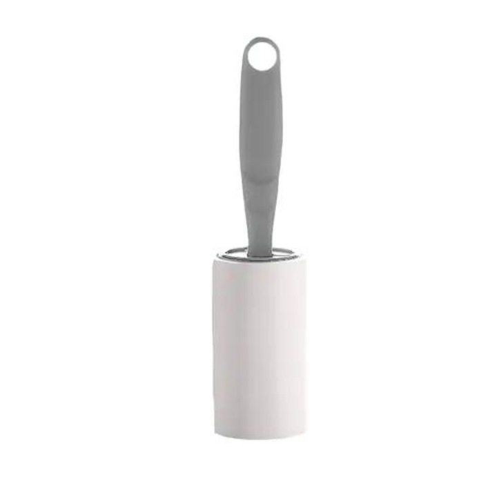 10 db öntapadó szöszhenger készlet, 2 db tartó ergonomikus fogantyúval, ragasztófülek